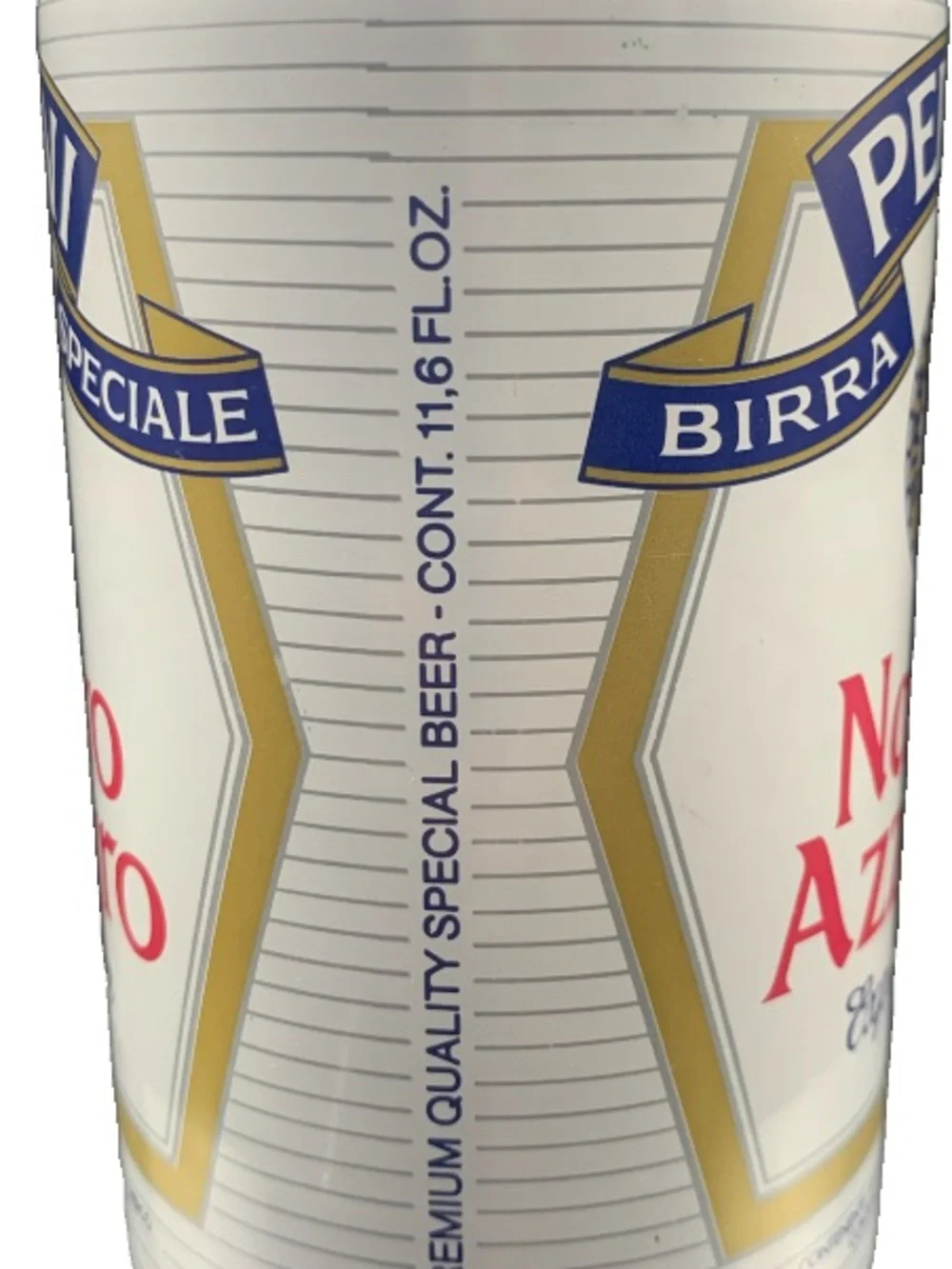 Vintage Beer Can Peroni Nastro Azzurro Export Lager Pull Tab Empty Italy
